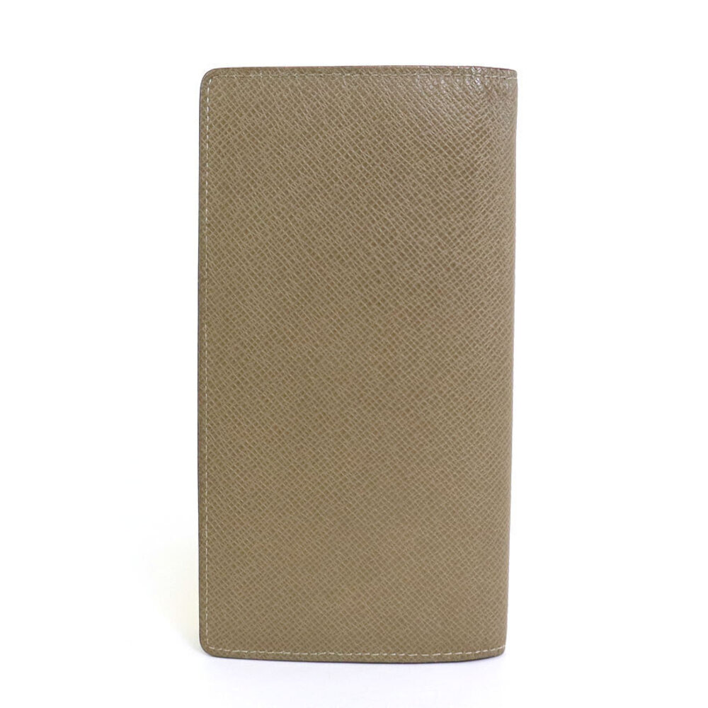 Louis Vuitton Portefeuille fold Bi Ural long Taiga wallet Brazza Black